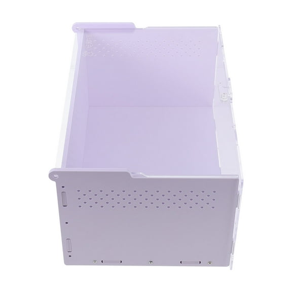 LULULION Acrylic Pet Breeding Box White with Ventilation Holes for Visible Reptile Observation
