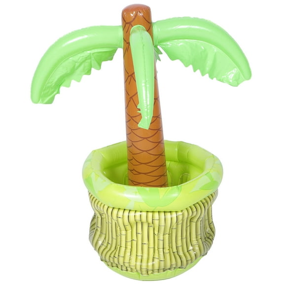 LULULION Inflatable PVC Ice Bucket Coconut Tree Cooler Holder