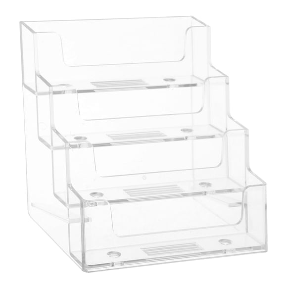 LULULION Card Holder Desktop Organizer Modern Sleek Card Storage Box