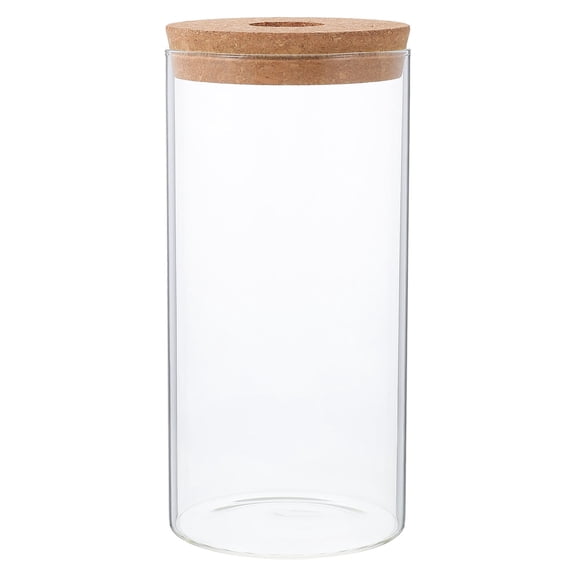 LULULION Transparent Glass Terrarium Container Durable Borosilicate Eco Bottle for Decorative Micro Landscape Display