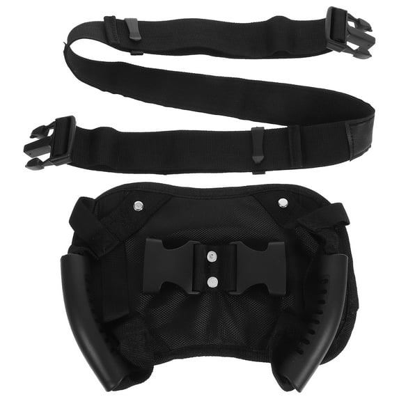 LULULION Motorbike Rear Seat Handle Black Motorcycle Safety Strap Easy Installation and Removal