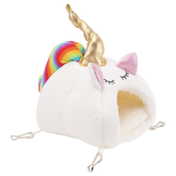 LULULION White Soft Material Pet Bed House Warm Nest for Hamster Mice and Small Animal Use