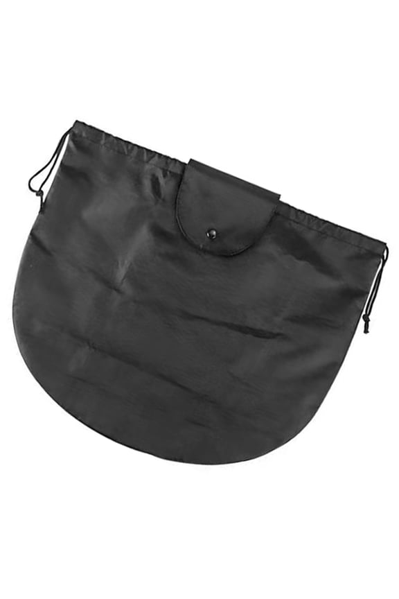 Protective Black Cover Bag with Drawstring for Travel and Storage