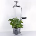 thumbnail image 1 of LULULION Garden Decor Outside Wrought Iron Solar Garden Faucet Planter Light Retro Design 1Set, 1 of 6