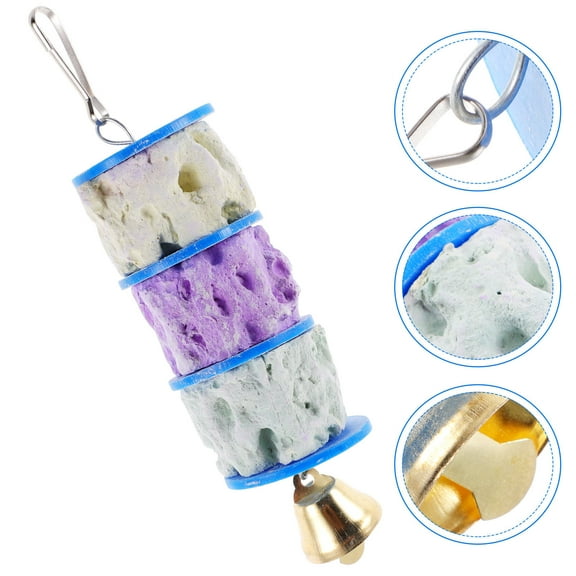 LULULION Parrot Chewing Toy Calcium Supplement Chewing Bird Set