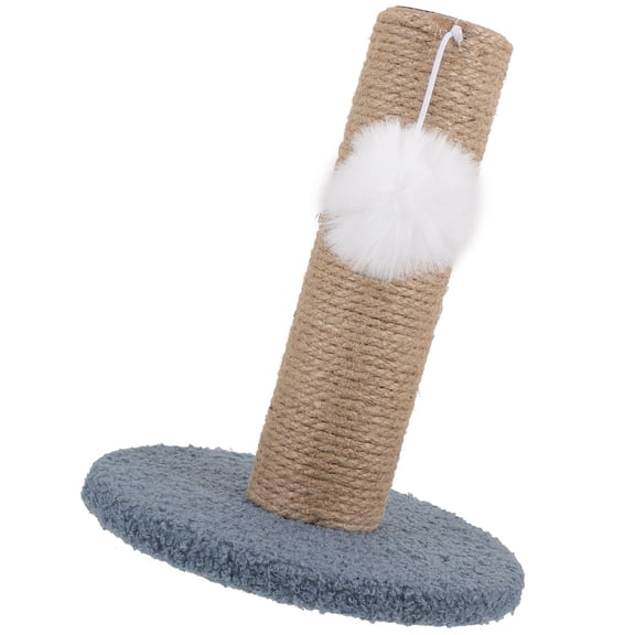 LULULION Comfortable Cat Scratching Post Sky-Blue Sisal Rope 1Pcs