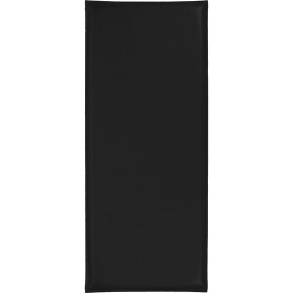 LULULION Black Adhesive Wall Padding Made from PVC for Protective Cushioning Wall Decor