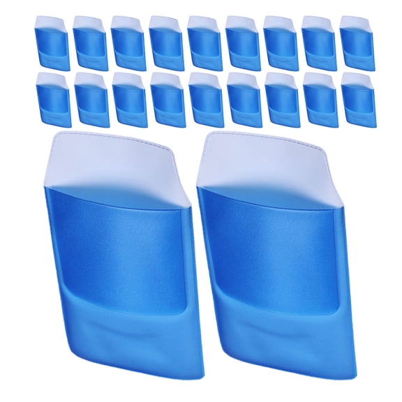 LULULION Pen Holder Carrying Case Organizer PVC Sky-Blue 20Pcs
