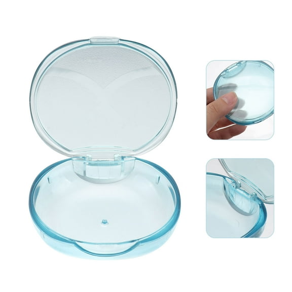 LULULION Green Portable Orthodontic Retainer Case Made of Durable Plastic for Safe Storage