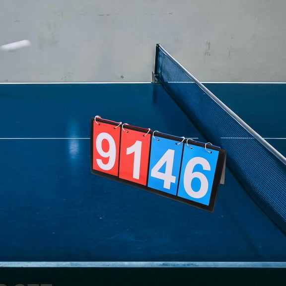 LULULION Tabletop Scoreboard Flipper Portable Multi Sports Score Keeper for Indoor Outdoor