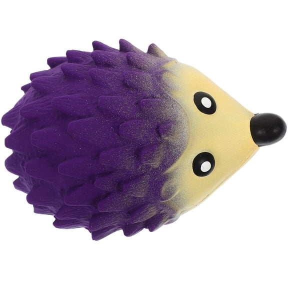 LULULION Puppy Toy Latex Dog Toy Hedgehog Shape 1Pcs