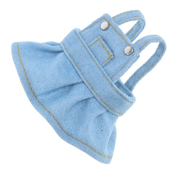 LULULION Doll Overall Dress Stuffed Bear Clothing Blue Replaceable Stuffed Bears 1Pcs