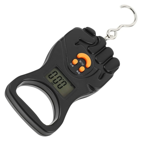 LULULION Travel Scales for Luggage Black Plastic 1Set Compact Design for Fishing Accessories