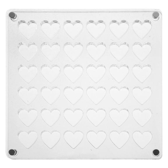 LULULION Transparent Acrylic Seashell Display Box for Jewelry Storage with Scratch Resistant Lid