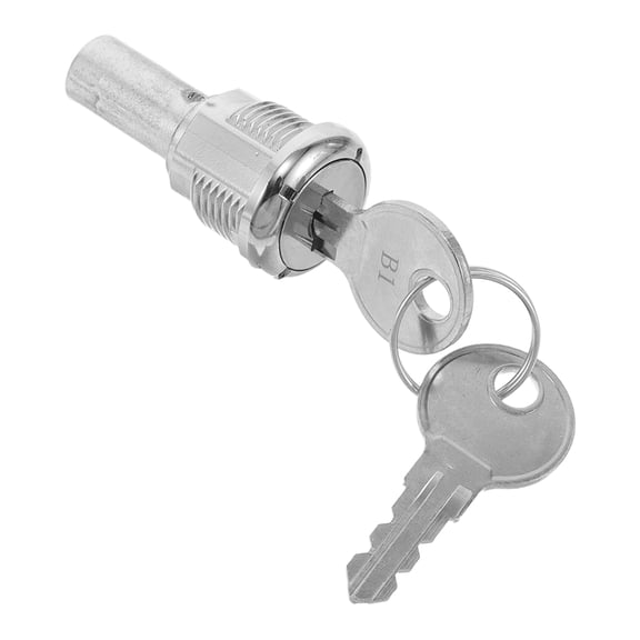 LULULION Vending Machine Key Plated Silver Metal and Plastic for Security and Easy Installation 1Set