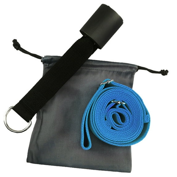 LULULION Yoga Exercise Rope Yoga Strap Blue for Advanced Users 1Pack