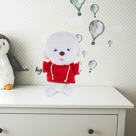 LULULION Striped Dog Sweater Bear Jacket Fabric Easy to Clean 1Pack