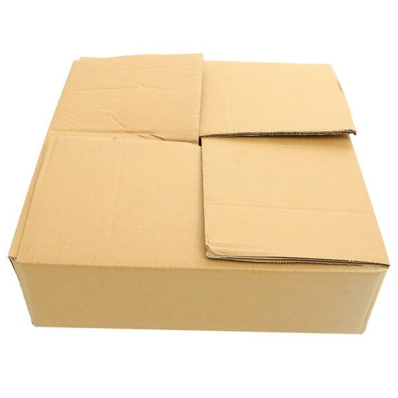 LULULION Multi Grid Corrugated Paper Box for Moving with Cushioning and Shockproof Khaki Design