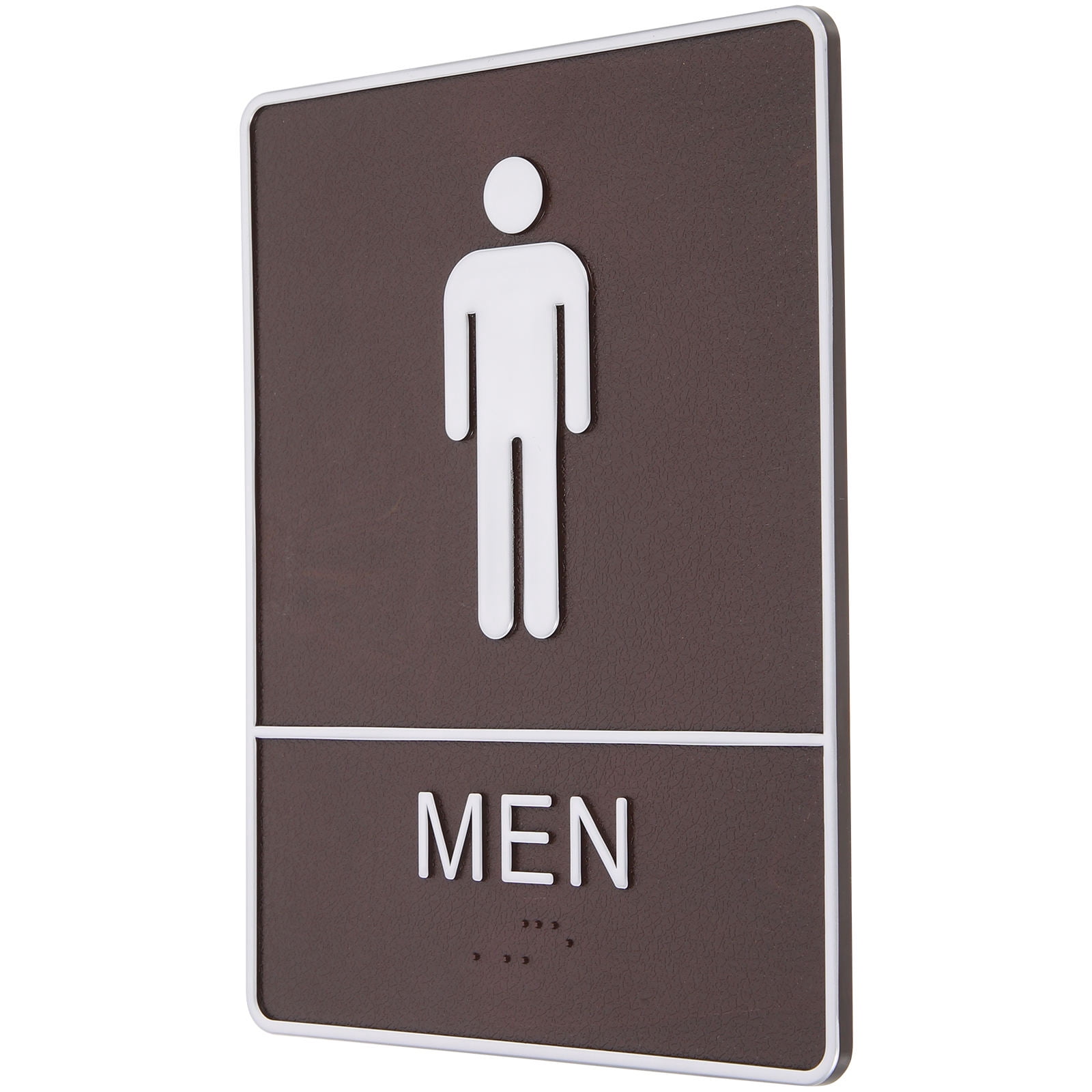 LULULION Bathroom Door Sign with Self Adhesive Multi Color for Clear ...