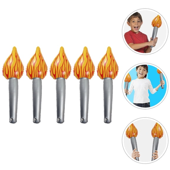 LULULION Torch Balloons Decor PVC Multi 5Pcs