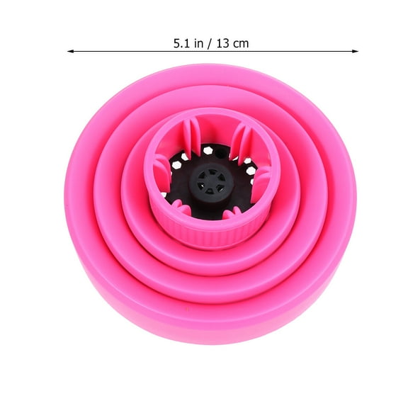 LULULION Compact Hair Dryer Diffuser Pink Plastic 1Pcs Surface for Stylists