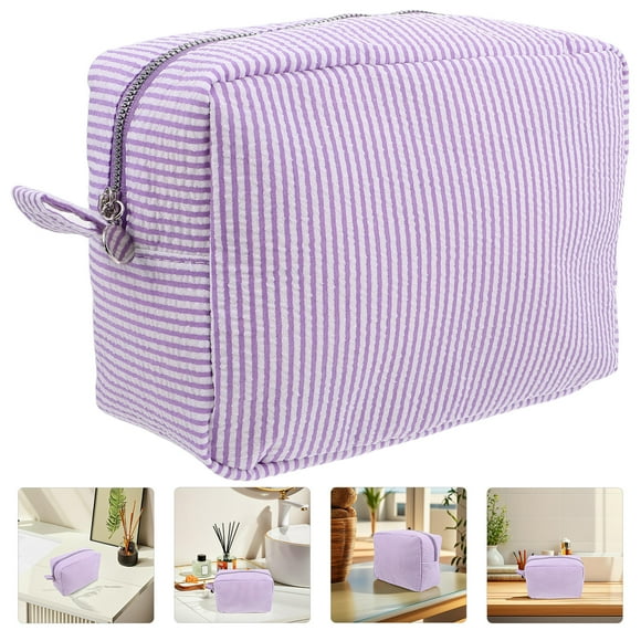 LULULION Travel Toiletry Bags Women Portable Cotton Large Capacity 1Set