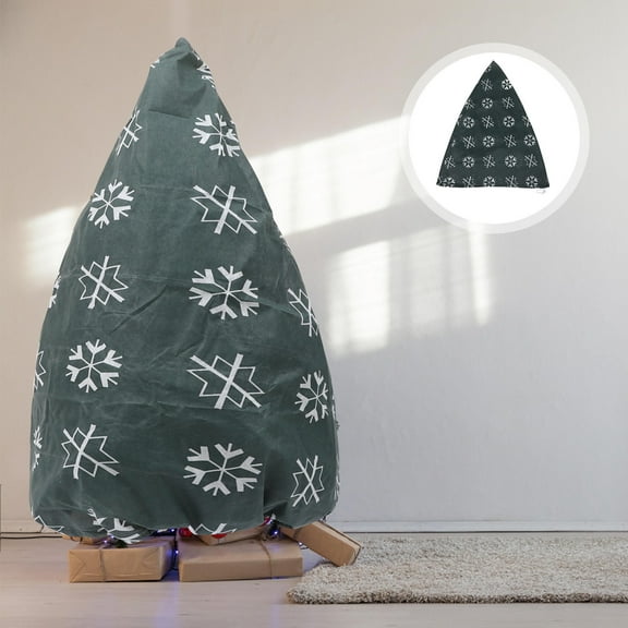 LULULION Nonwoven Tree Cover Christmas Tree Cover Blue Plant Protection for Winter Gardening 1Pcs