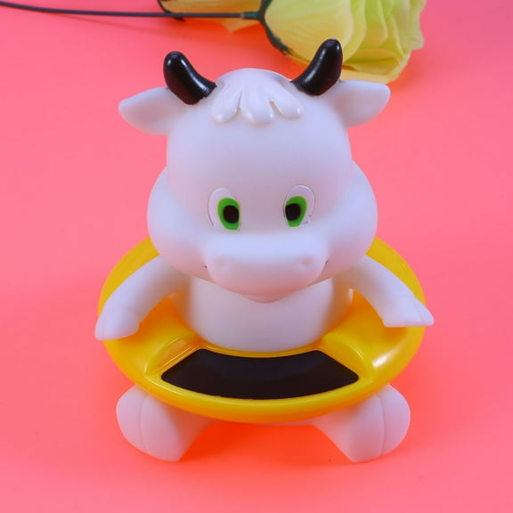 LULULION White Floating Tub Thermometer with Bath Thermometer Feature for Indoor Spa and Hot Tub Use