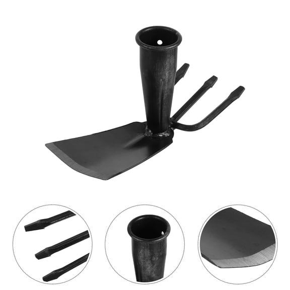 LULULION Lightweight Hand Garden Hoe and Rake for Versatile Outdoor Soil Preparation