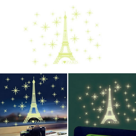 LULULION Light Green Wall Art Decals PVC Material for Bedroom Living Room Wall Decoration