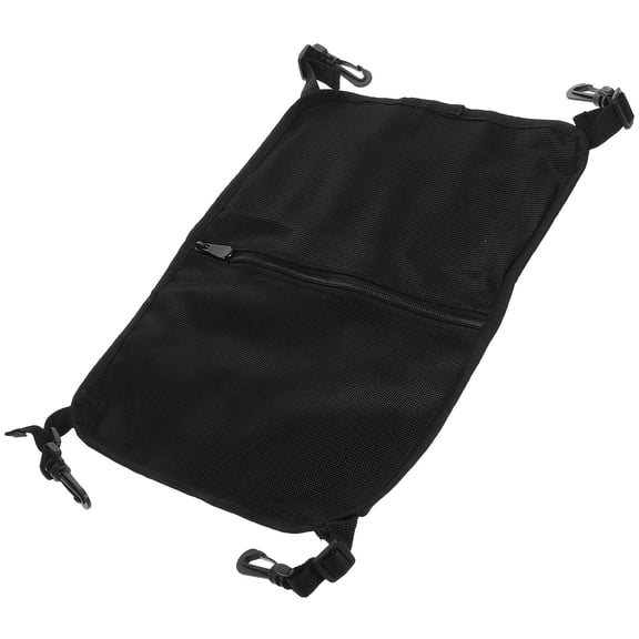 LULULION Large Capacity Paddleboard Deck Mesh Bag Black with Easy Zipper Access