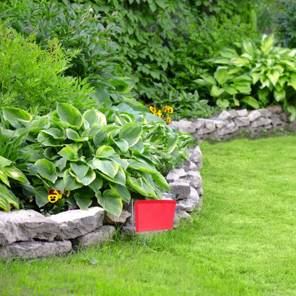 LULULION Landscaping Flags Red Wind Indicator Flag Polyester Outdoor 1Pack