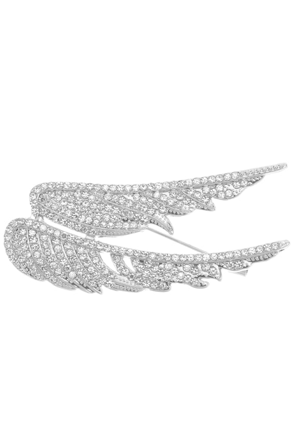 Wings Brooch Pin 1Pcs Wings Shape Zinc Alloy Versatile Accessory for and Coats