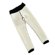 LULULION Black High-Waist Thermal Tights, Polyester, Warm and Body Shaping