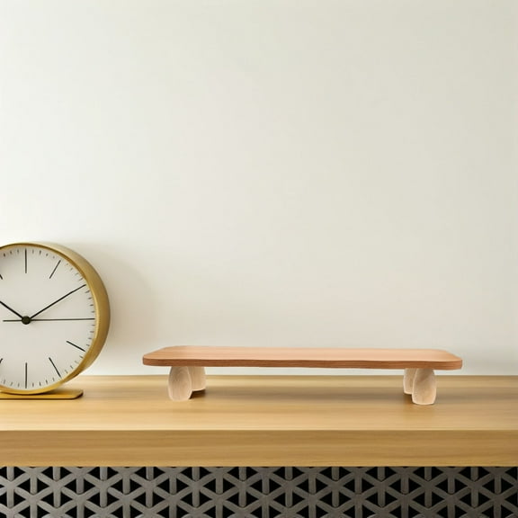 LULULION Back to School Standing Desktop Riser Computer Monitor Shelf Wood Multi 1Set Workers