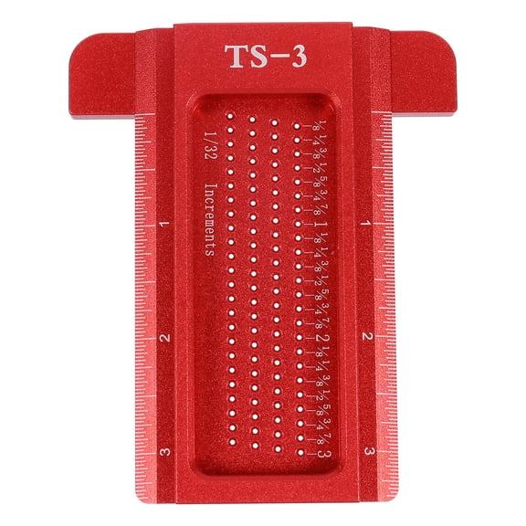 LULULION Red Alloy Steel Woodworking Scriber Tool for Measuring Ideal for Home Office and Professionals 5.9 inches
