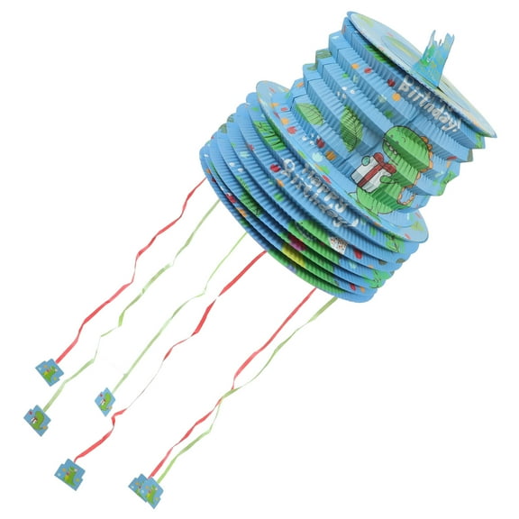 LULULION Taco Party Decorations Dinosaur Lantern Shape Birthday Pinata Handmade 1Pack