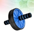 thumbnail image 1 of LULULION Core Workout Equipment Double Wheel Abdomen Training Roller Blue 1Set, 1 of 8