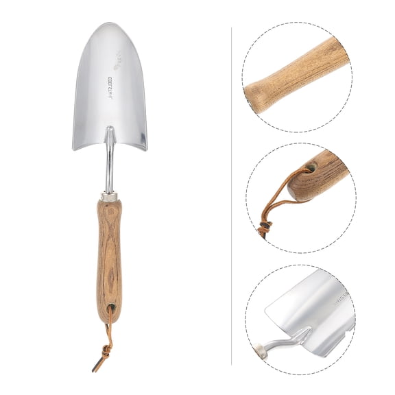 LULULION Assorted Color Lightweight Gardening Trowel with Ergonomic Handle for Digging Transplanting and Planting