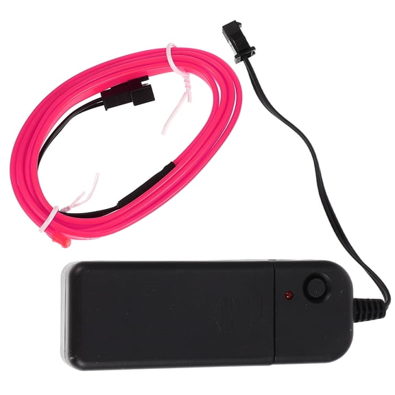 LULULION Pink LED Neon Light Rope Flexible for Car Decoration and Stage Lighting