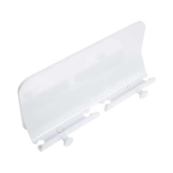 LULULION Wall-Mounted Rack ABS White for Bedroom and Living Room Storage