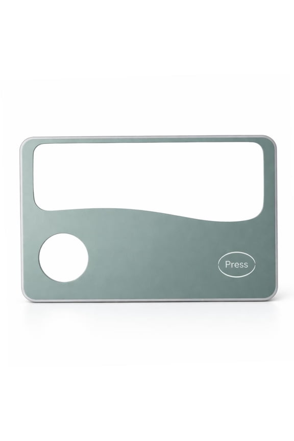 Fresnel Magnifier Wallet-Sized 2X & 4X Magnification Integrated LED Light Ideal for Low-Light Reading & Fine Print