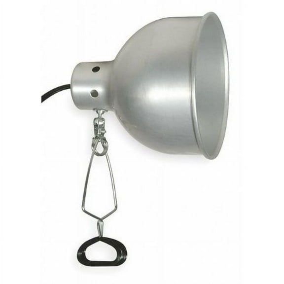 Lumapro LUMAPRO Incandescent Silver Incandescent Clamp Light 5AY60