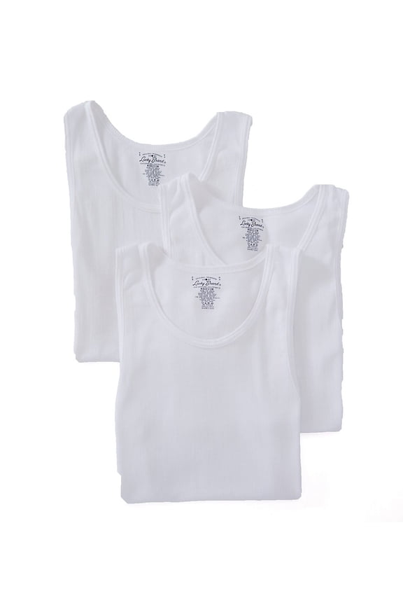 LUMCPT3 Cotton Jersey A-Shirts - 3 Pack