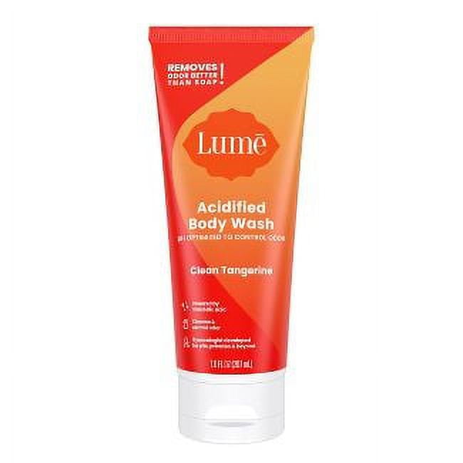 Lume Acidified Body Wash Tube Tangerine, 7 fl oz