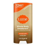 Lume Whole Body Aluminum Free Deodorant Stick, Vanilla Bliss, 2.6 oz
