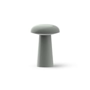 LUMENA SPACE M1 Portable Table Lamp | Rechargeable LED Bedside Lamp with Detachable Shade, 3 Brightness Levels, 3 Light Modes, 5000mAh Battery, Wireless Mood Light, Dusty Green