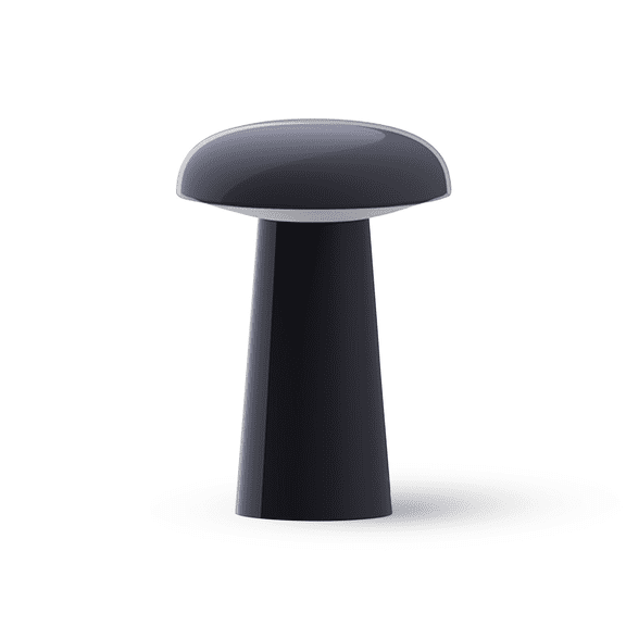 LUMENA SPACE M1 Portable Table Lamp | Rechargeable LED Bedside Lamp with Detachable Shade, 3 Brightness Levels, 3 Light Modes, 5000mAh Battery, Wireless Mood Light, Indigo Blue