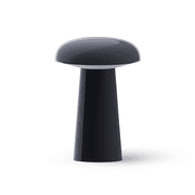 LUMENA SPACE M1 Portable Table Lamp | Rechargeable LED Bedside Lamp with Detachable Shade, 3 Brightness Levels, 3 Light Modes, 5000mAh Battery, Wireless Mood Light, Indigo Blue