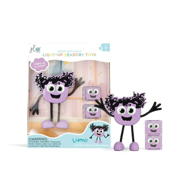 Glo Pals Lumi Character and 2 light up cubes